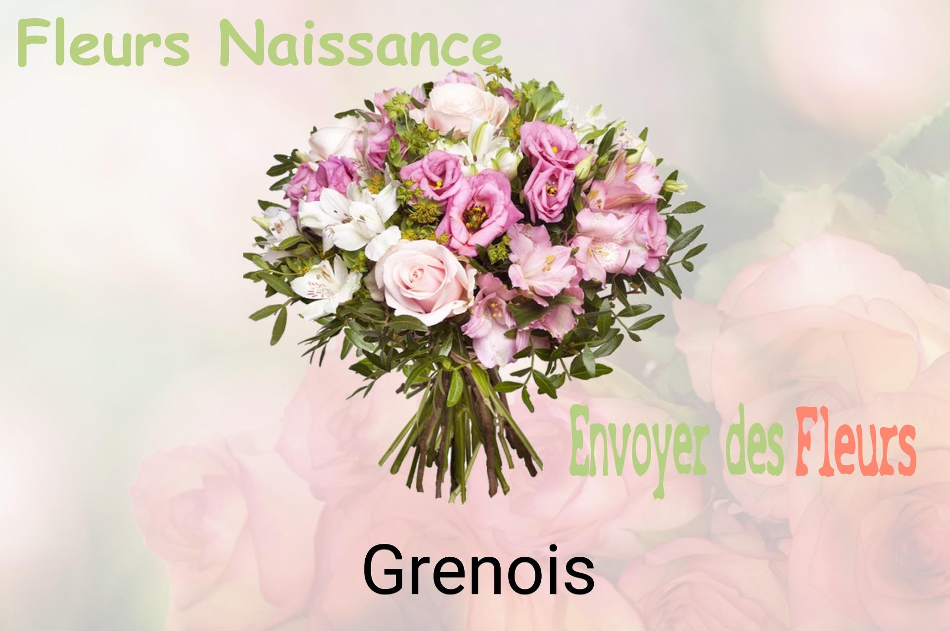 Bouquet de fleurs de naissance livré à Grenois